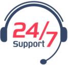 Home 12 24 hour service icon headphone talk support over the phone to consult customer problems png